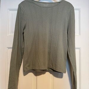 Two American Eagle Outfitters Women's Long Sleeve Top (bundle)
